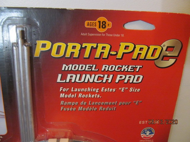 Estes Porta-Pad E Model Rocket Launch Pad for E Size Rockets, EST2238