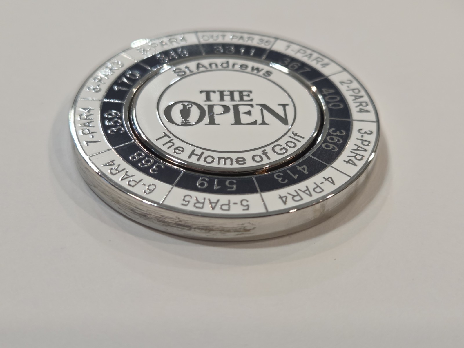 THE OPEN ( HOME OF GOLF ) FROM ST. ANDREWS SCOTTLAND-MONDOMARK BALL MARKERS RARE