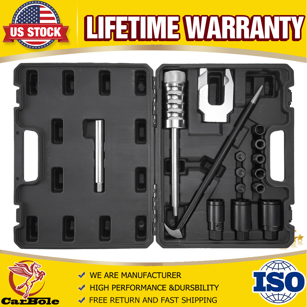 Universal Slide Hammer Diesel Injector Remover U-joint Puller Extractor Tool Set