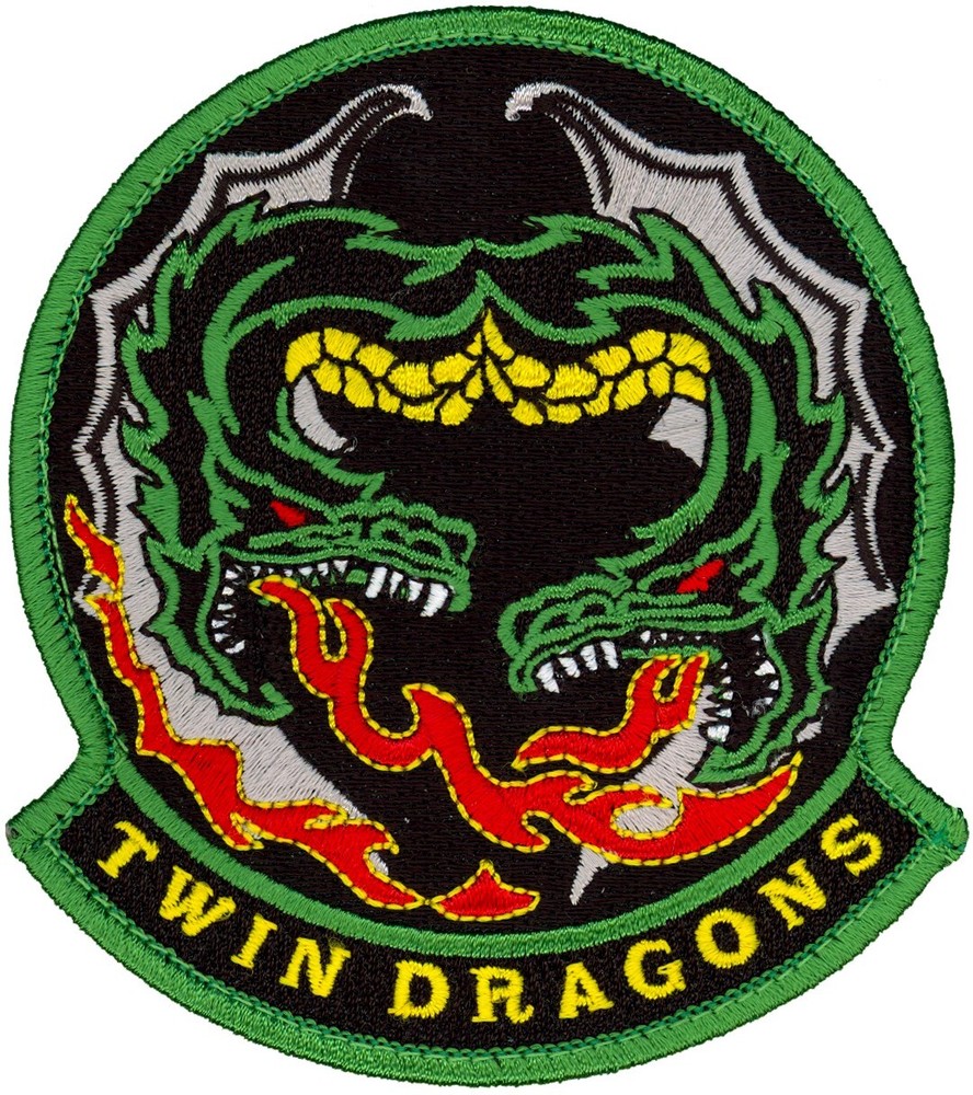 USAF 459th FLYING TRAINING SQUADRON PATCH - TWIN DRAGONS