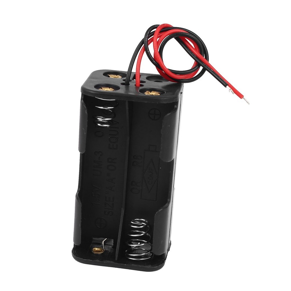 5 Pack 6V Power Supply 4 x AA Battery Double Sided Box Container