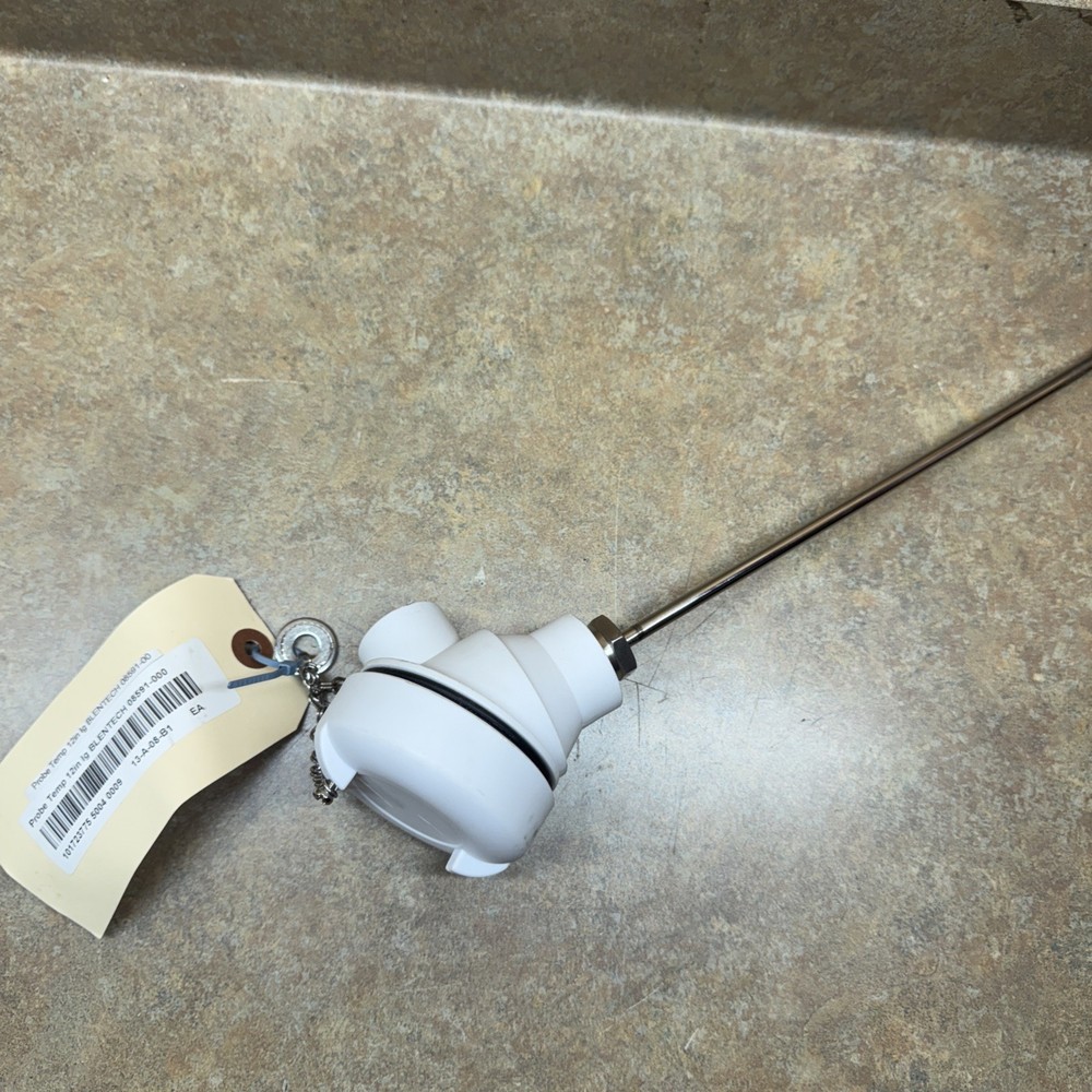 probe temperature 12" blentech 08591-000 white poly head
