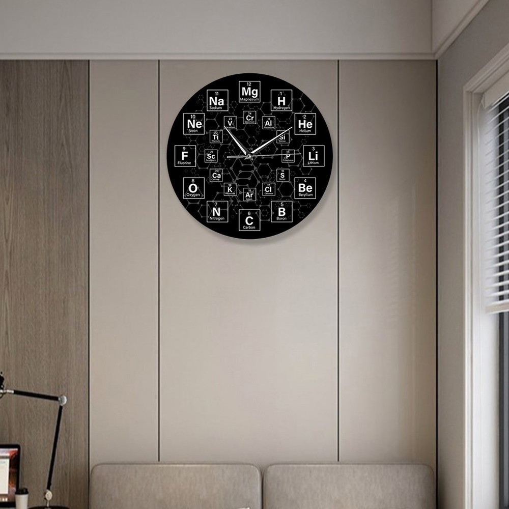 Intriguing Decor Laboratory Wall Clock Practical Clock Design Laboratory Decor