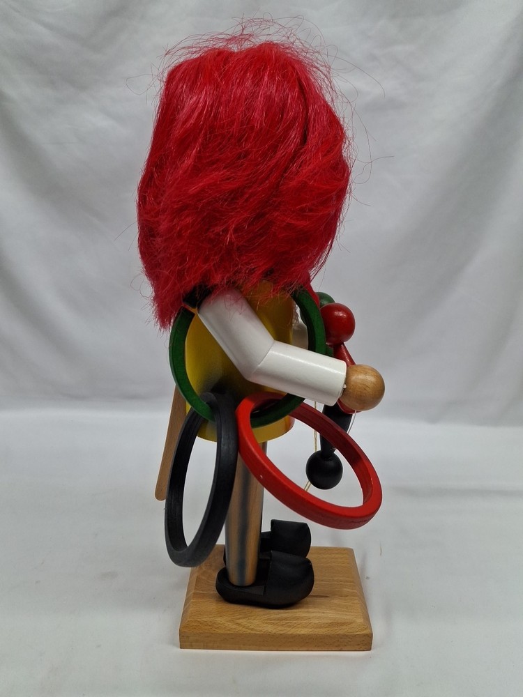 STEINBACH GERMANY JUGGLER CLOWN Volkskunst NUTCRACKER 14.5"