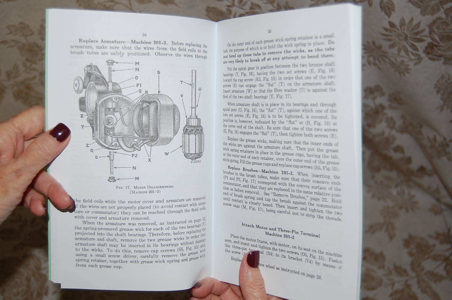 Adjusters Timing & Adjusting Service Manual for Singer 201 & 1200 Sewing Machine