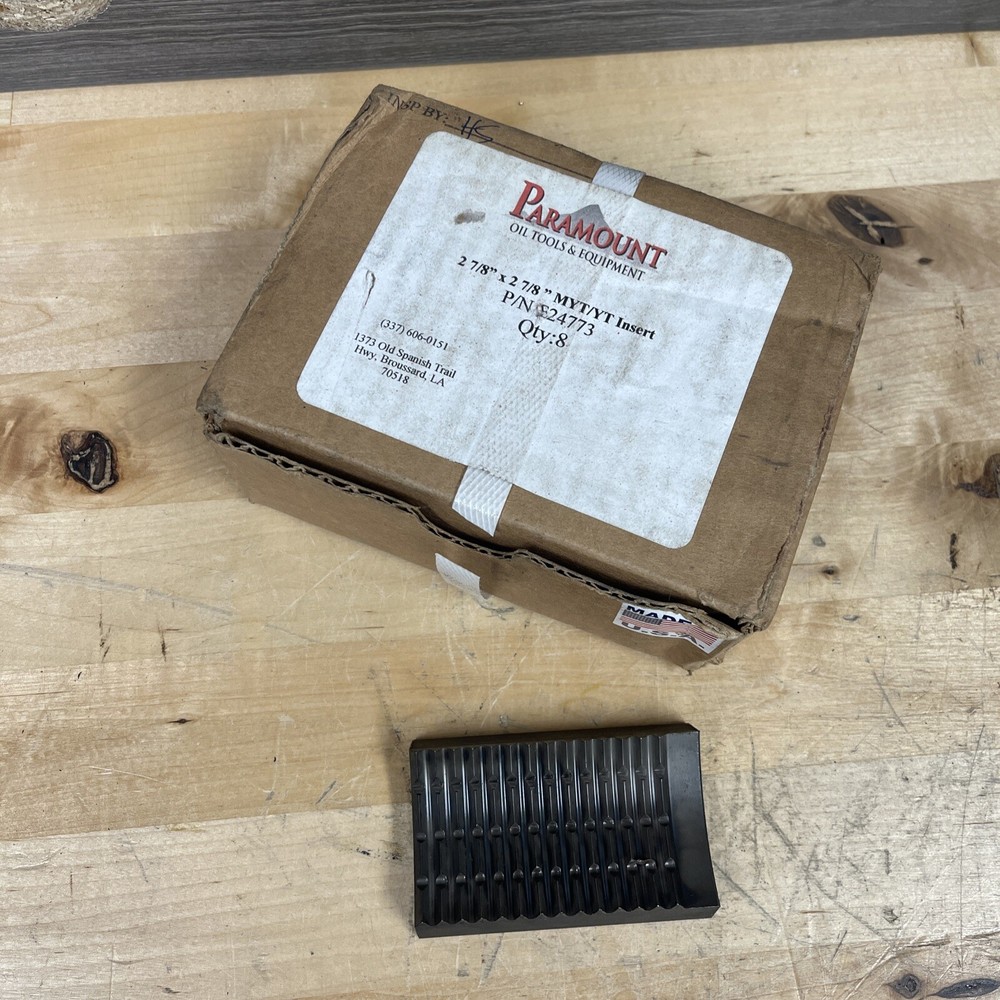 8 Pack Paramount Oil Tools E24773 MYT/YT Insert New