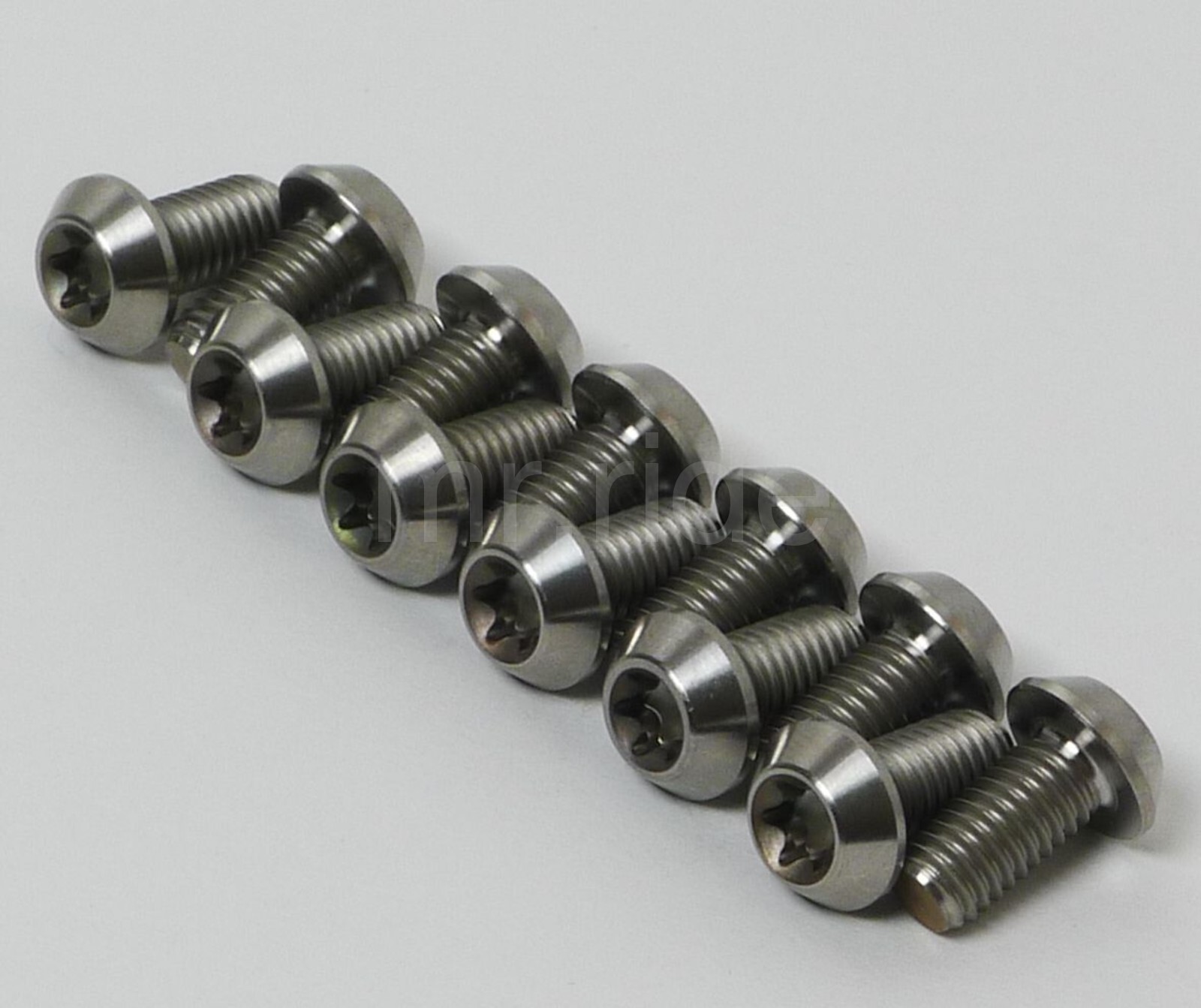 12Pcs MIT Titanium Ti T25 Torx M5x10 Rotor Disc Mountain Bike Brakes Bolts Screw