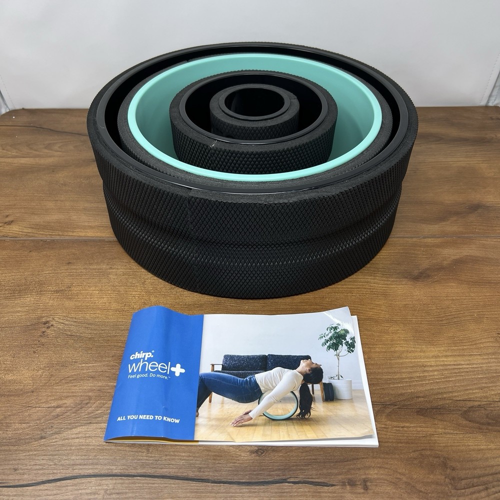 Chirp + 4-Pack Set Wheel Roller Targeted Back Pain Relief Deep Tissue Therapy