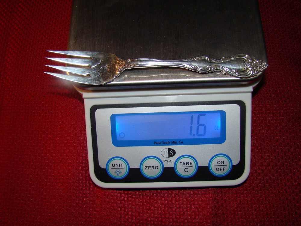 LENOX BROMLEY STERLING SILVER SALAD FORK NO MONOGRAM