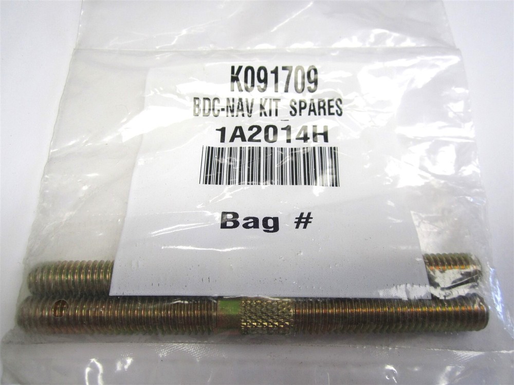 K091709 NEW BENDIX AFTER DOOR THREADED TIE BAR 3/8" 2510582C91 (QUANTITY 2)