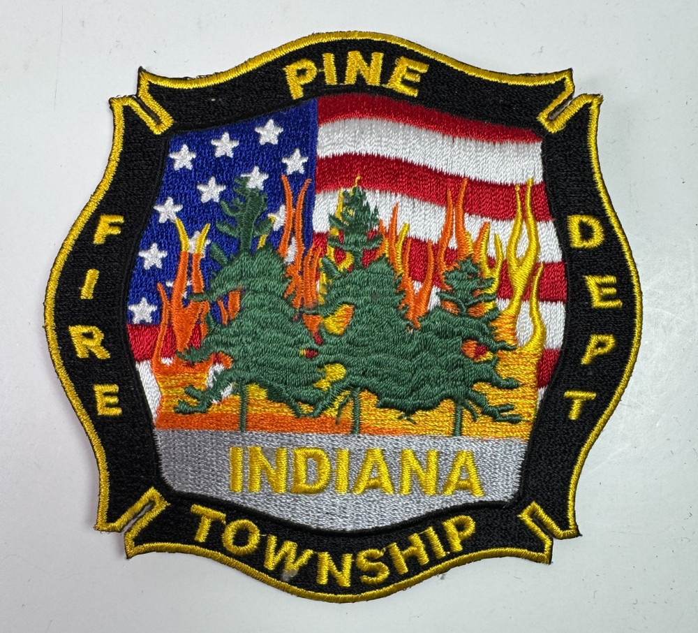Pine Township Fire Indiana IN Patch EE7