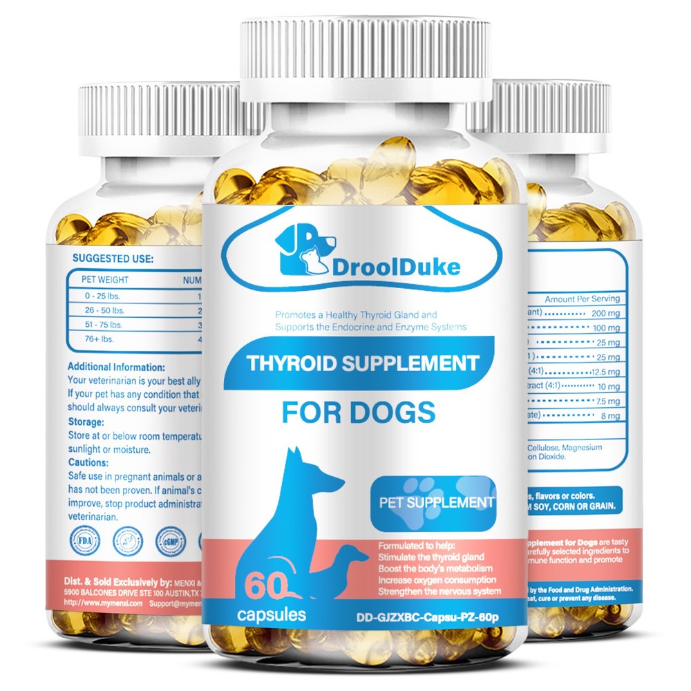 (3 Packs)Thyroid Supplement for Dog, For Thyroid Function, Immune Health