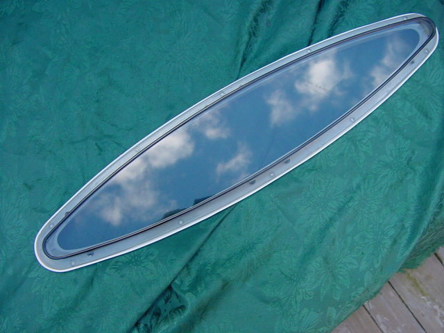 SEA RAY BOAT WINDOW & RING PAIR "TWO" NEW SUNDANCER WEEKENDER ANY FLAT SURFACE !