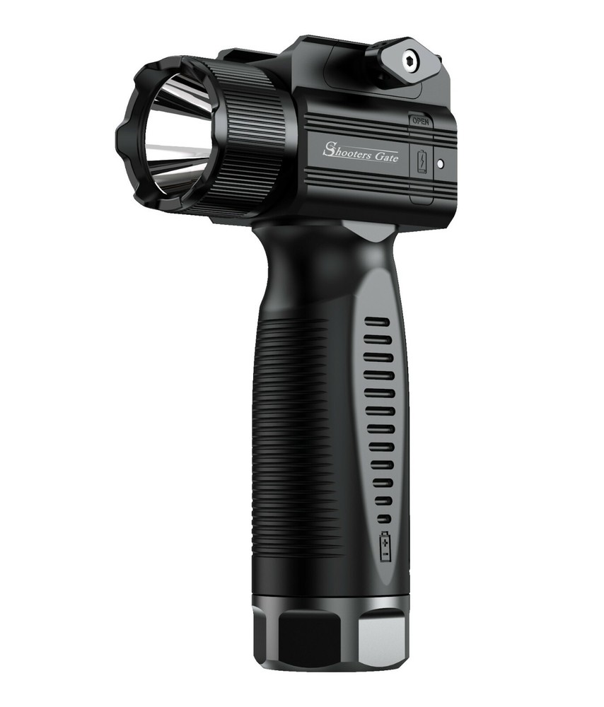 Shootersgate VGL2 1600 Lumen LED Rechargeable Flashlight, Fore Handheld Strobe