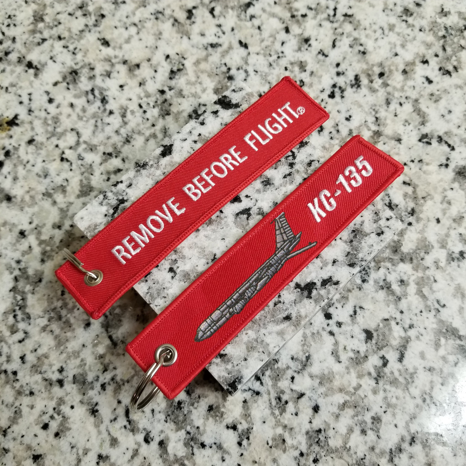KC-135 Stratotanker Remove Before Flight ® Keychain, Tag, Streamer!