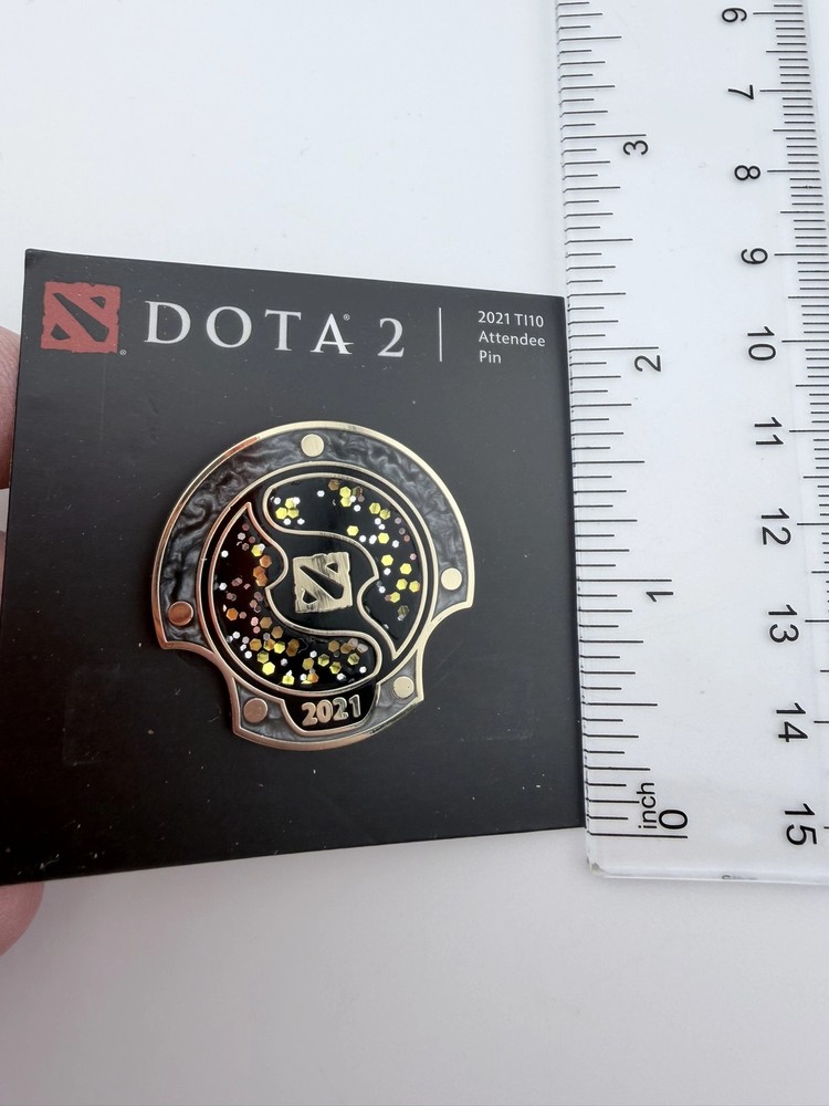 DOTA 2 2021 TI10 Attendee Pin with Code
