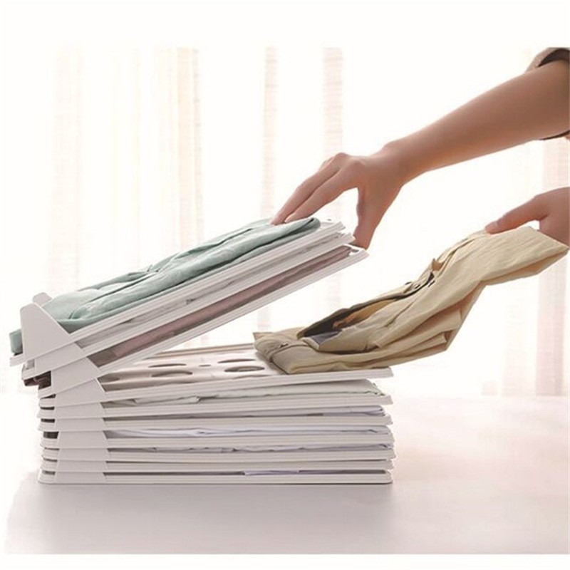 Fold Board Clothes Organization System Shirt Folder