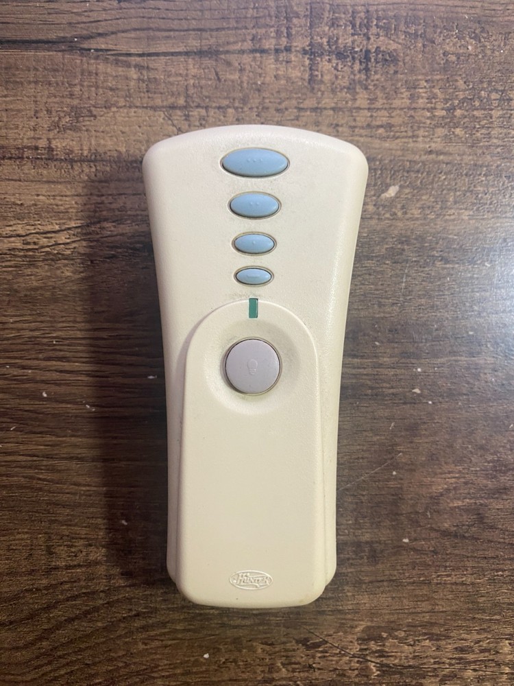 Hunter Universal Ceiling Fan & Light Remote Control Beige 27185 - Tested