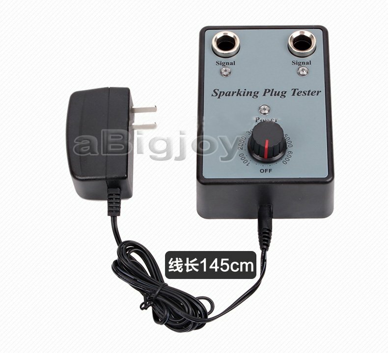 Dual Hole Car Spark Plug Tester Detector Ignition Plug Analyzer Diagnostic Tool