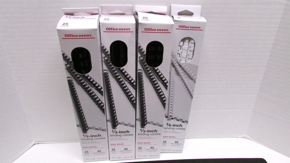 Swingline GBC CombBind C12 GBC Binding Machine & 4 boxes binding combs WORKS