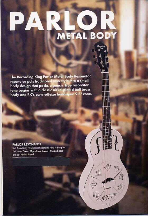 RECORDING KING RM-993 PARLOR SIZE RESONATOR