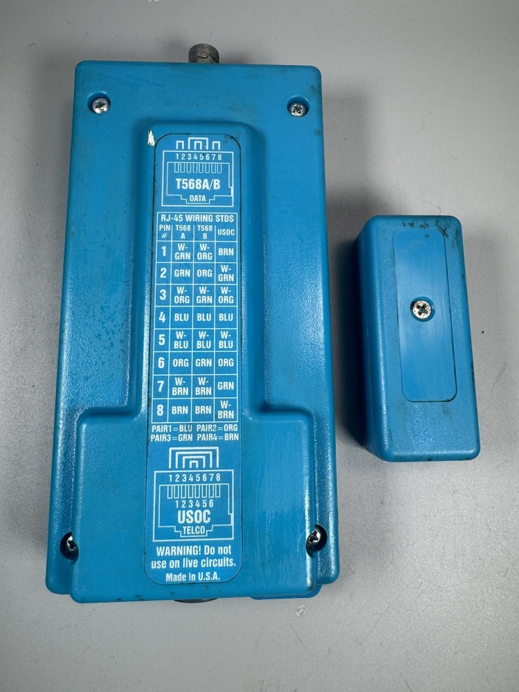 Ideal PathFinder 62-080 Cable Tester with Remote Unit B 62-082 Untested