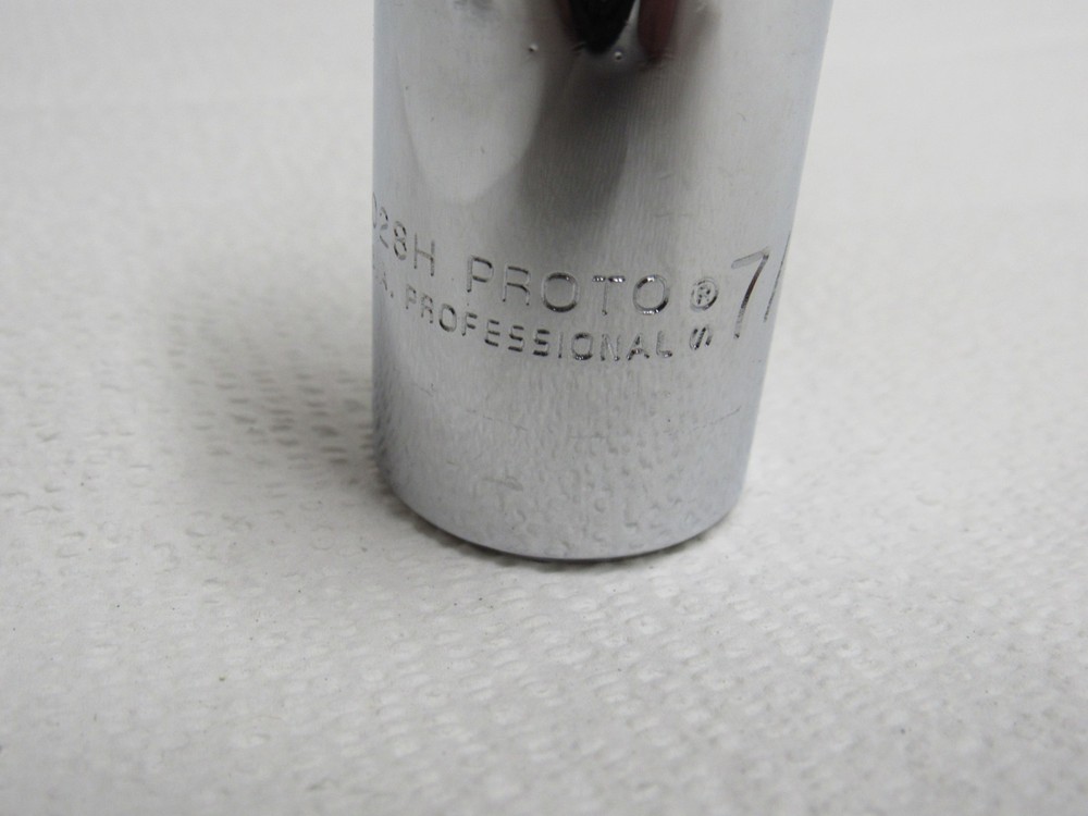 Proto 6-Point, 3/8" Drive 7/8", 6 Point Deep Socket 5028H