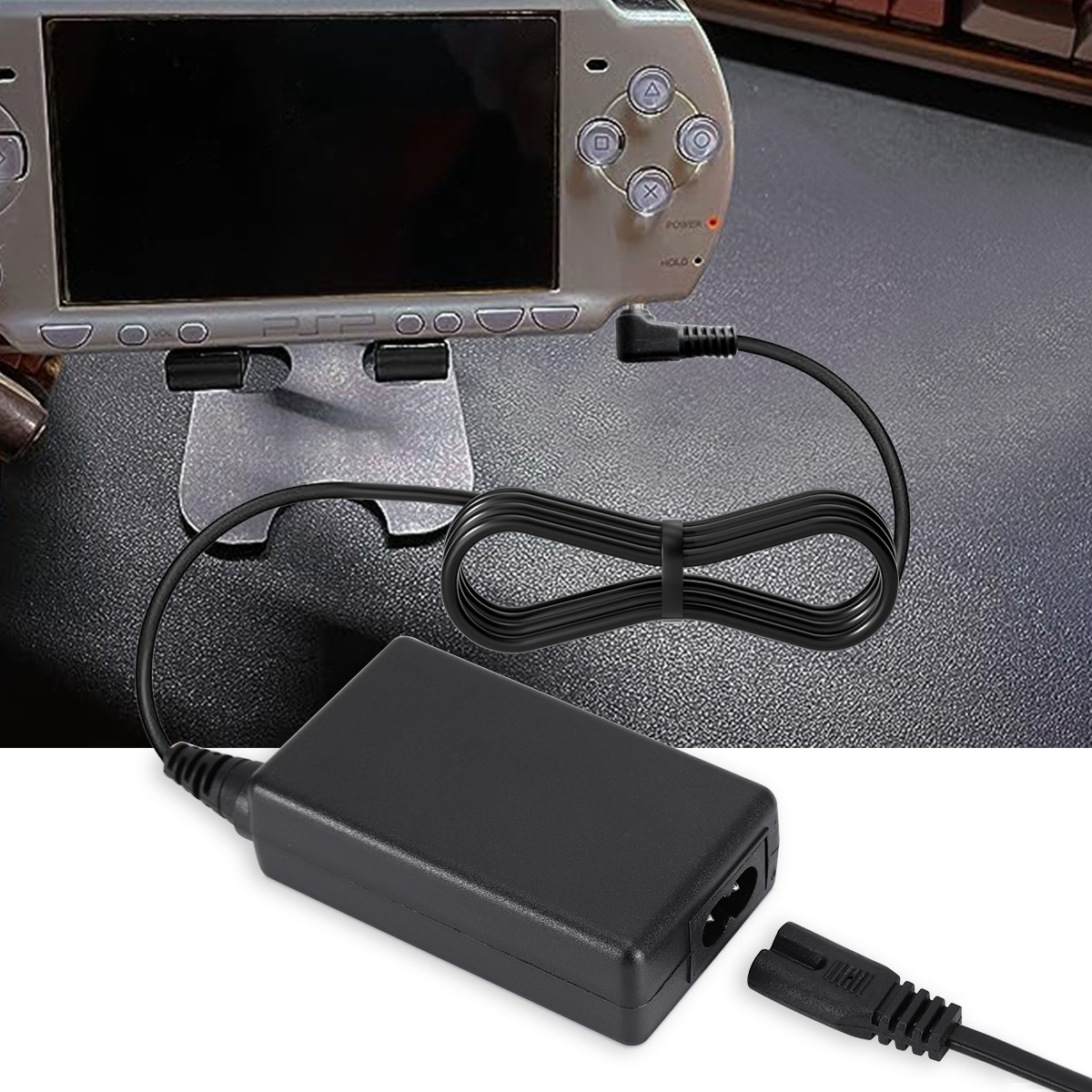 AC Adapter Home Wall Charger Cord Cable for Sony PSP PlayStation 1000 2000 3000