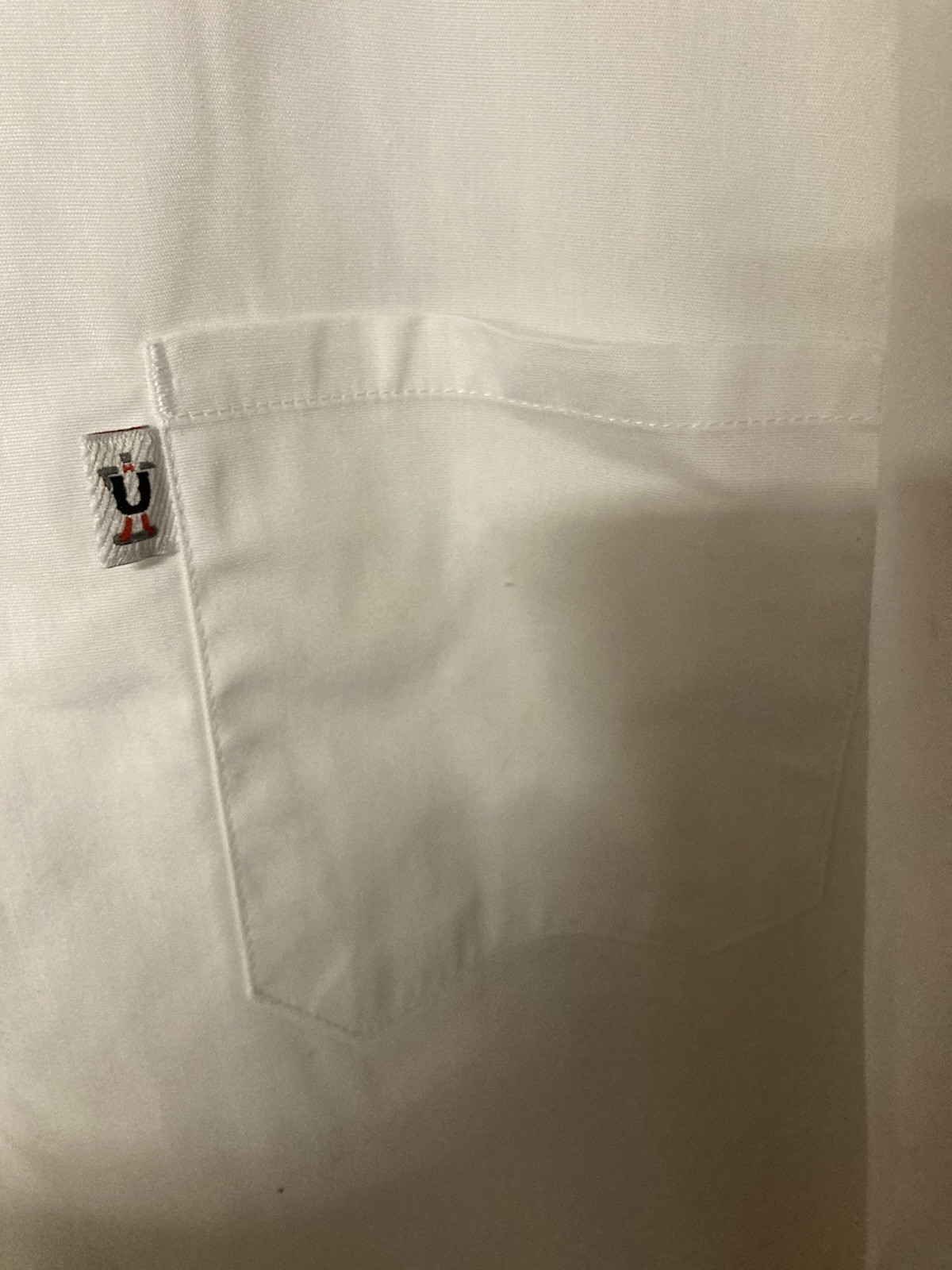 Uncommon Threads Kitchen Chef Shirt White With Black & White Collar/Cuff 2XL