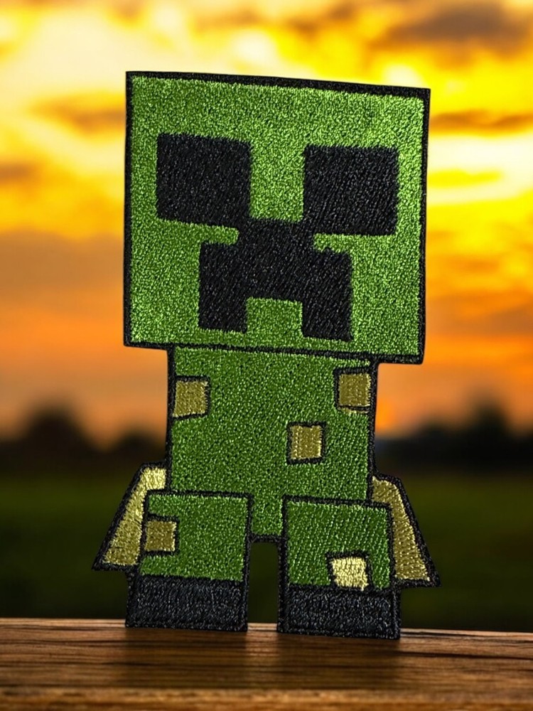 Minecraft Embroidery Patch 7" & 10"