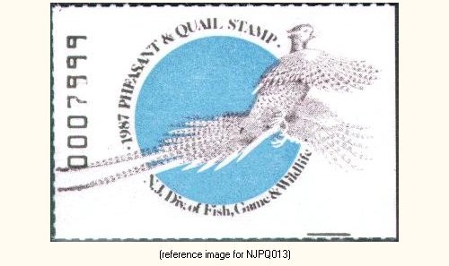 D2K New Jersey Pheasant 1987 ($16.50)
