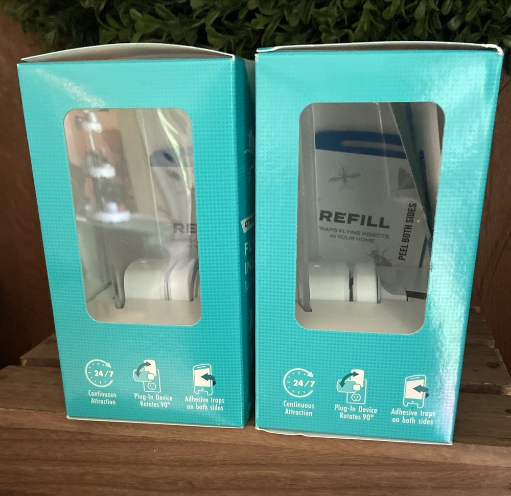 STEM Light Trap Flying Insects Starter Kit 1 Device & 1 Refill - 2 packs