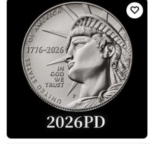 2026  P&D   Enduring Liberty Half Dollar  (1) EACH