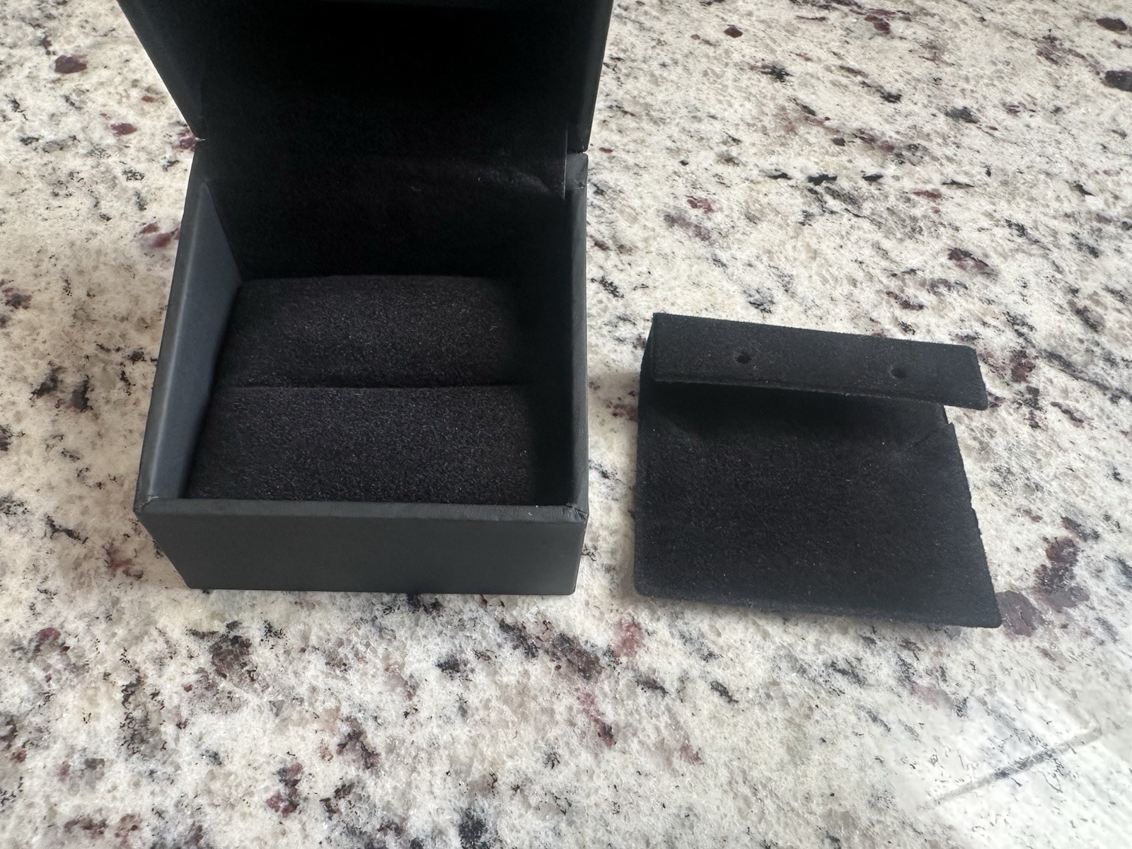 NEW KAY Jewelers Empty Black Ring Necklace & Earrings Presentation Box *Pls Read