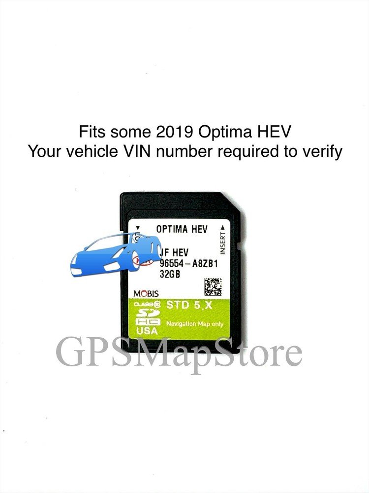 2019 Optima HEV Hybrid GPS Navigation SD Card U.S Map *Please Read Description