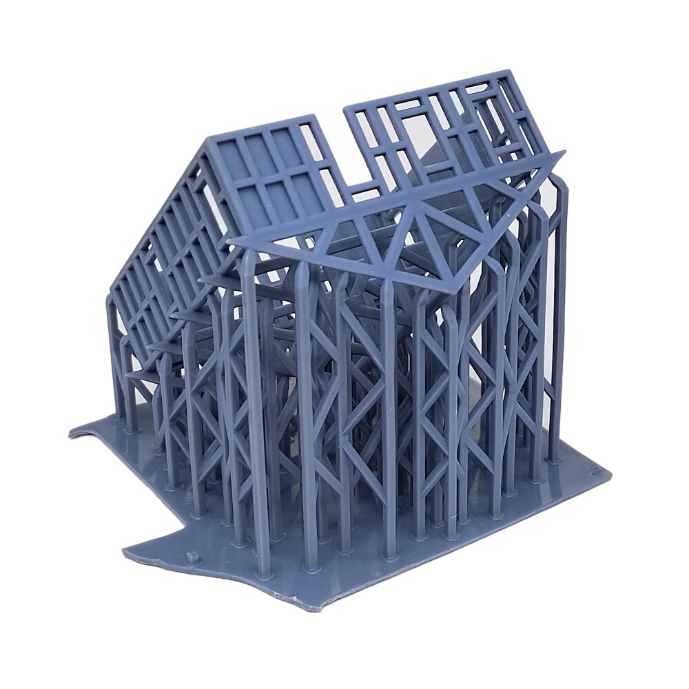 Outland Models Railway Scenery House Framework Under Construction 1:160 N Scale