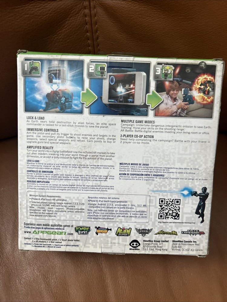 Appgear Elite CommandAR Mobile Application Game iPhone iPod Touch Android