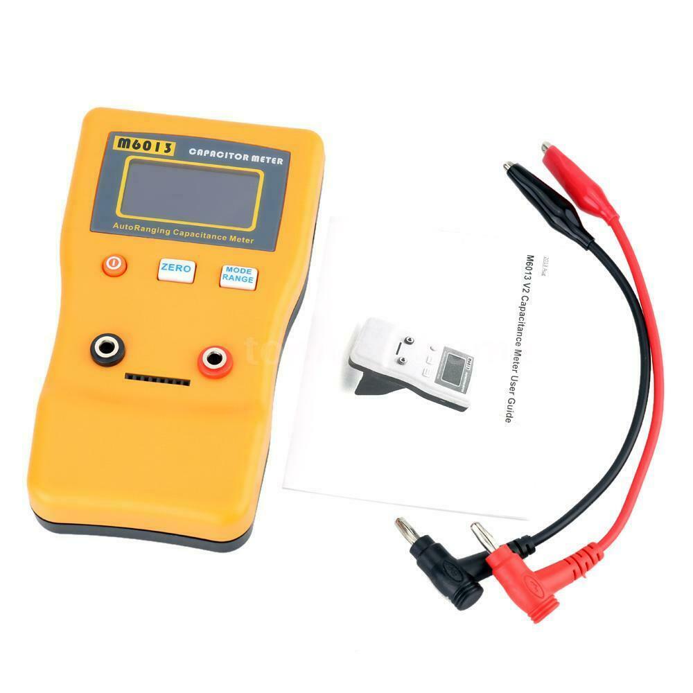 Professional Capacitor Meter Capacitance Resistance Circuit Tester Meter New