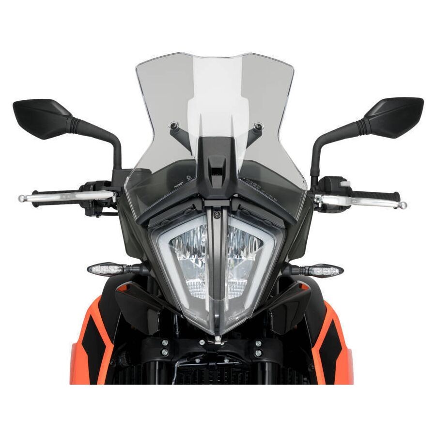 Puig Headlight Protector - Clear, Standard With Mount 3758W