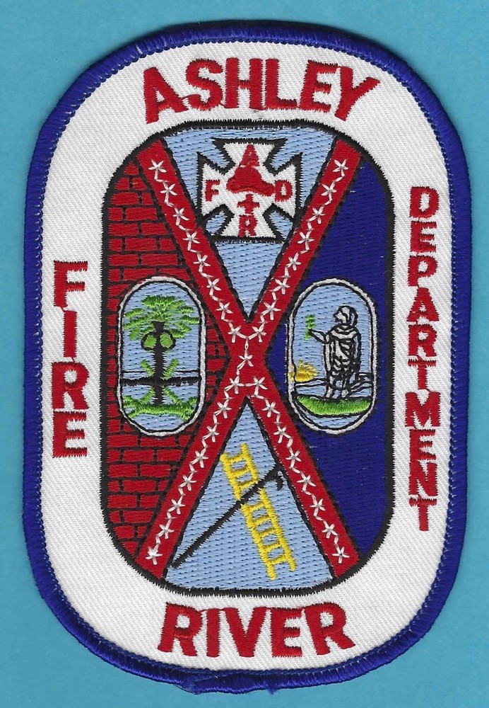 ASHLEY RIVER SOUTH CAROLINA FIRE RESCUE PATCH