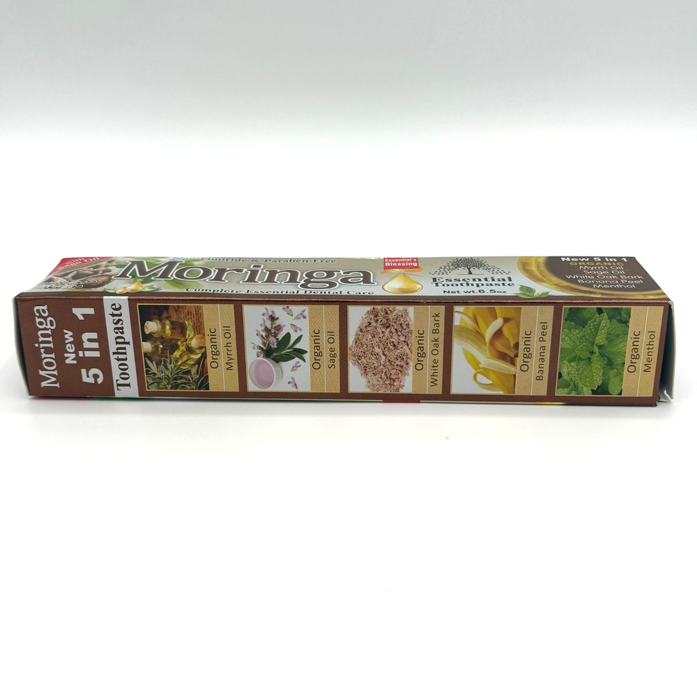 Organic Moringa Toothpaste 2-Pack – Essential Palace, Fluoride-Free