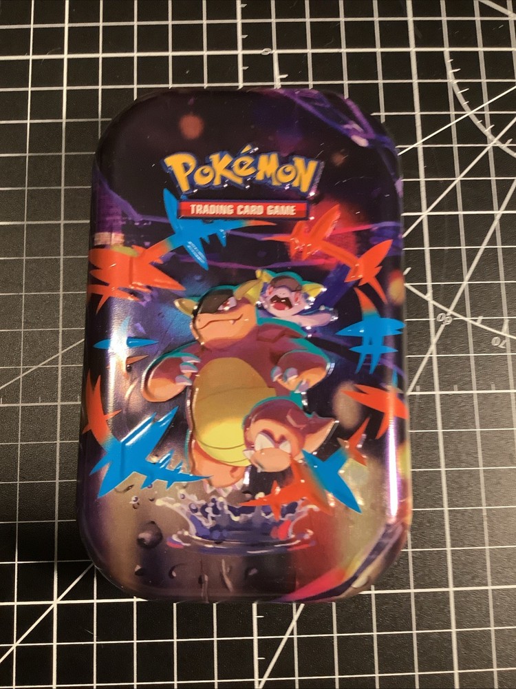 Mega kangaskhan mini tin empty
