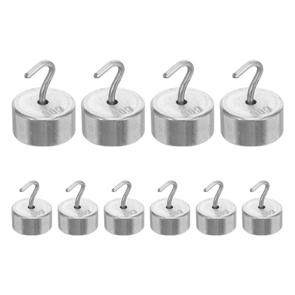 10 Pcs Small Calibration Weights Lab Chromium Laboratory Scale