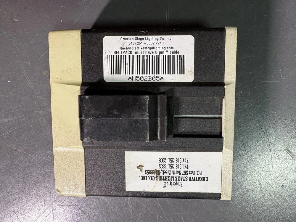 Clear-Com Intercom Systems Model 502 Two-Channel Select Beltpack