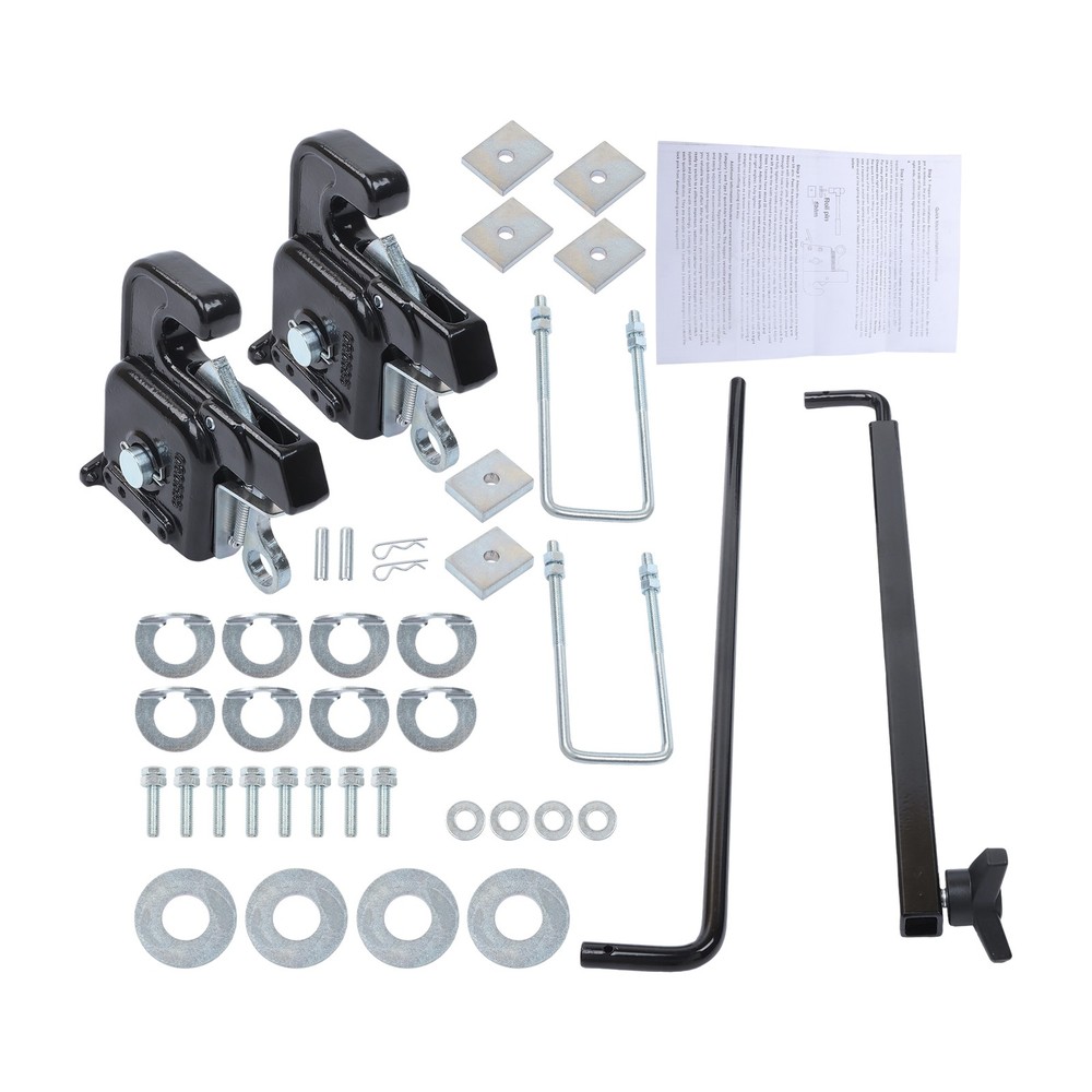 Tractors/Implement Black Easy Change Quick Hitch w/Stabilizer Bar for Category 1