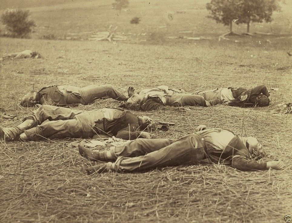 Battle Gettysburg Dead Federal Soldiers 1st Day 1863 New 8x10 US Civil War Photo