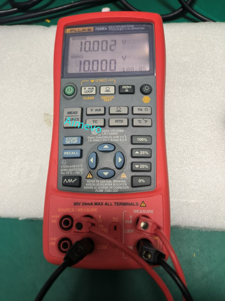FLUKE 725EX MULTIFUNCTION PROCESS CALIBRATOR