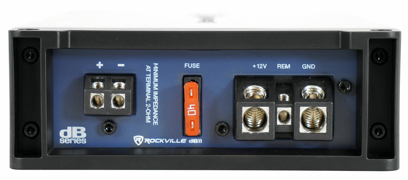 Rockville SK510 PACKAGE 10" 1200w Loaded K5 Car Subwoofer Enclosure+DB11 Amp