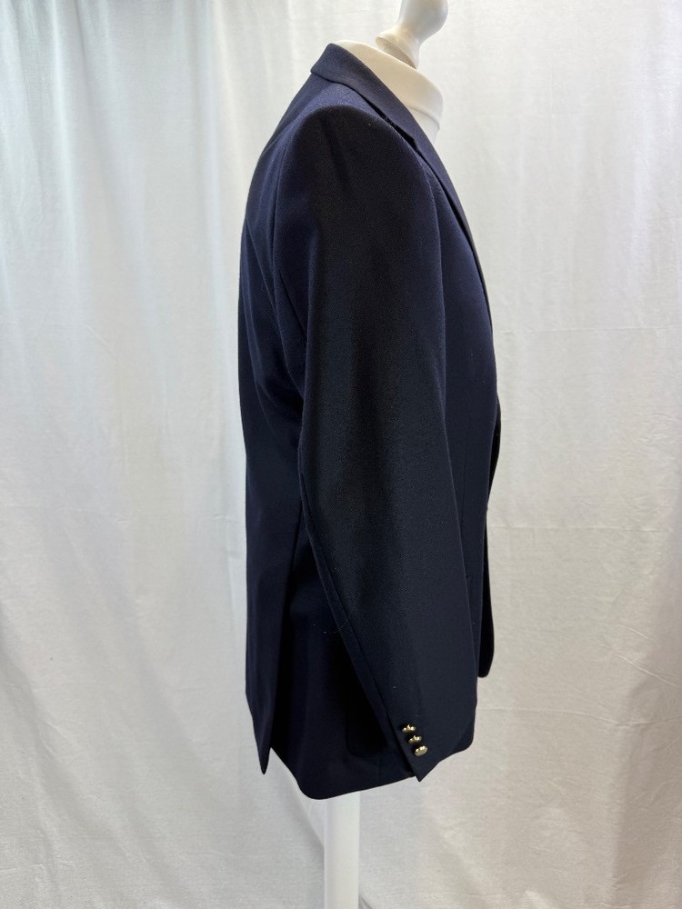 Berwin & Berwin Wool Blazer Size 40" Classic Navy Tailored Jacket