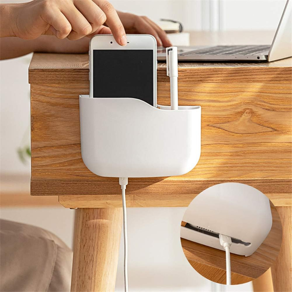 Remote Control Holder, Wall Mounted Tv Bed Remote Control Caddy Organizer for Li